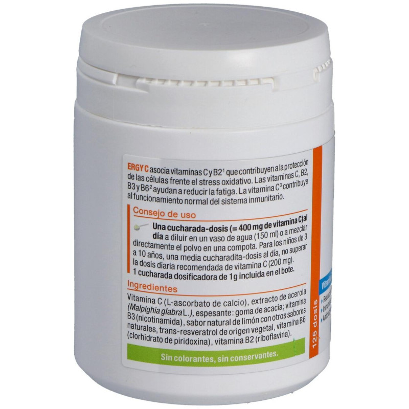 Ergy - C Polvo 125gr - Nutergia