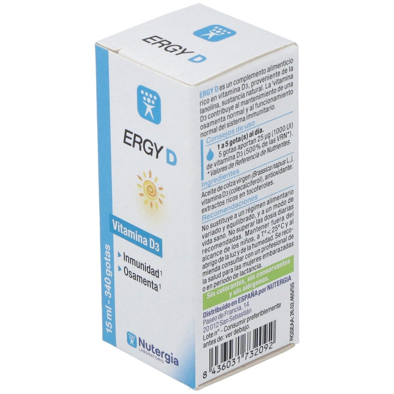 Ergy D 15ml - Nutergia