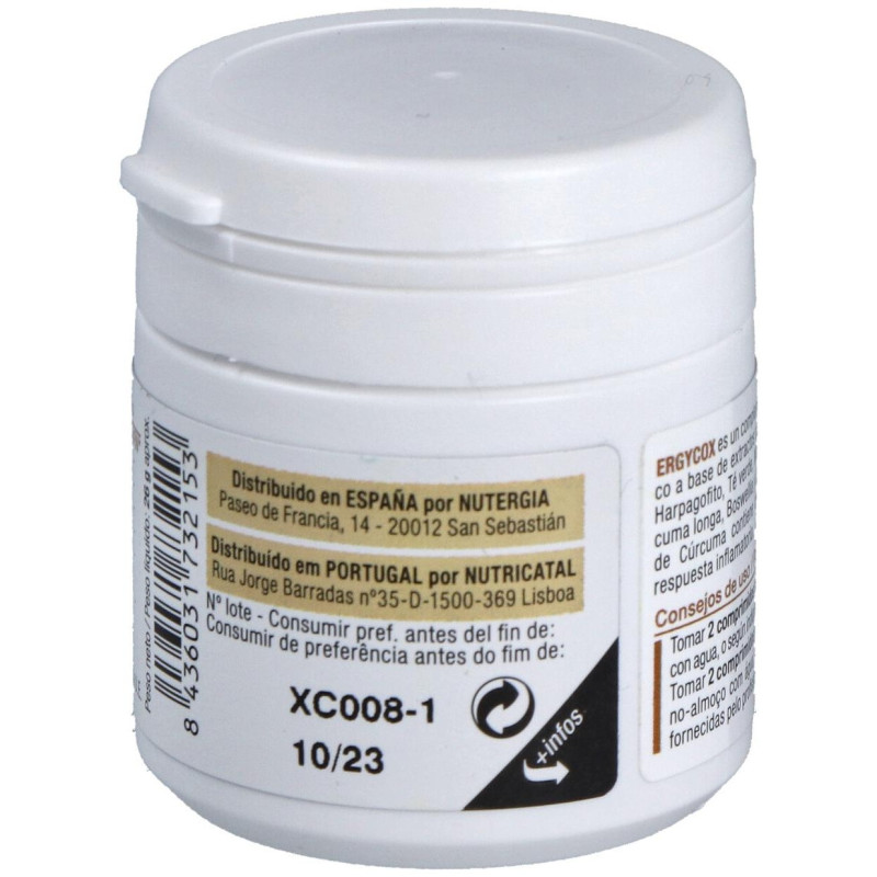Ergycox 30 Comprimidos - Nutergia