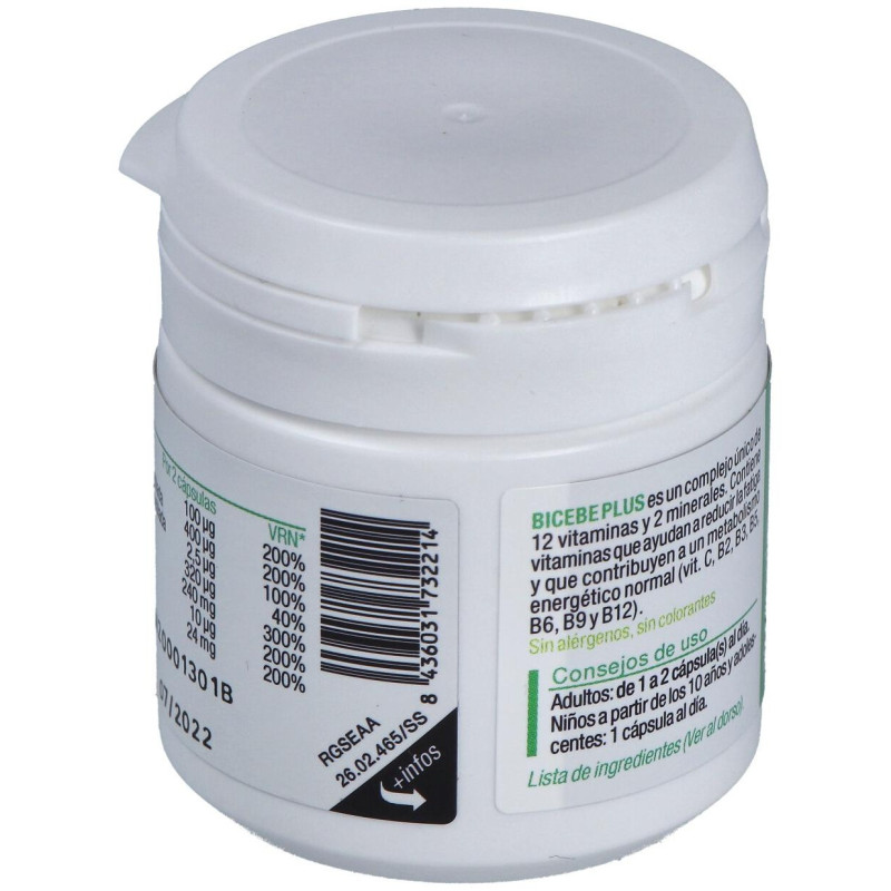 Bicebe Plus 30caps - Nutergia