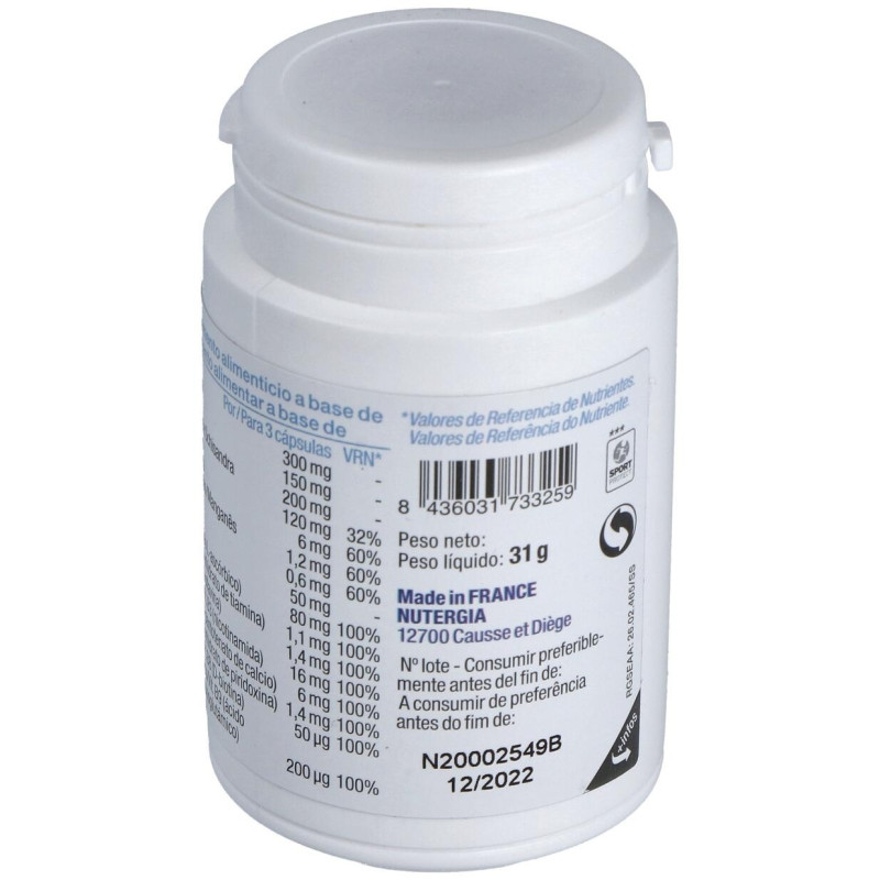 Ergystress, 60 Cápsulas - Nutergia