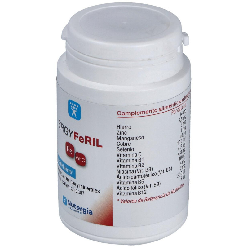 Ergyferil 60cáps - Nutergia