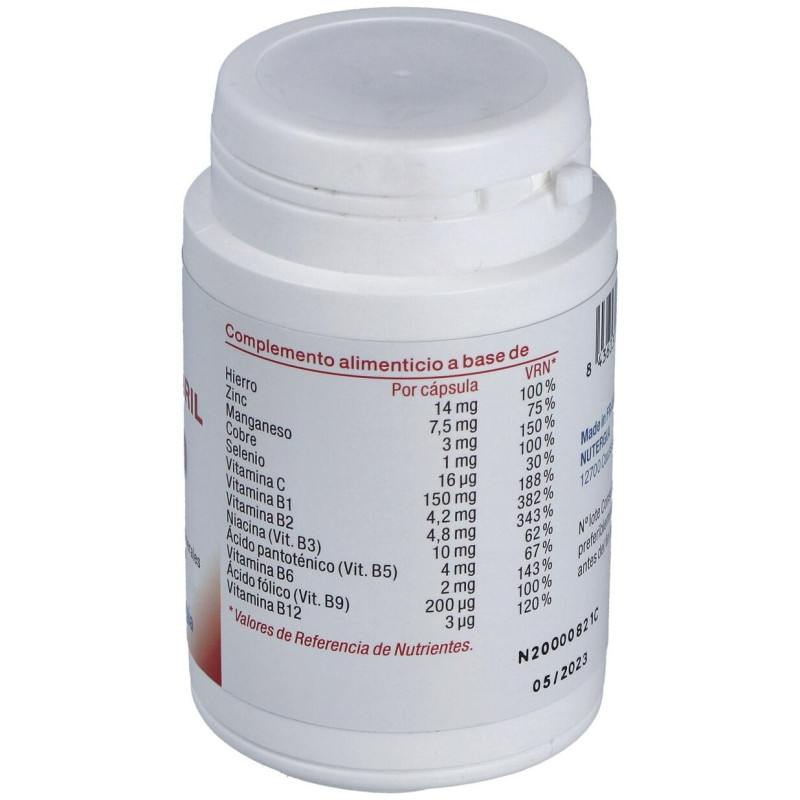 Ergyferil 60cáps - Nutergia