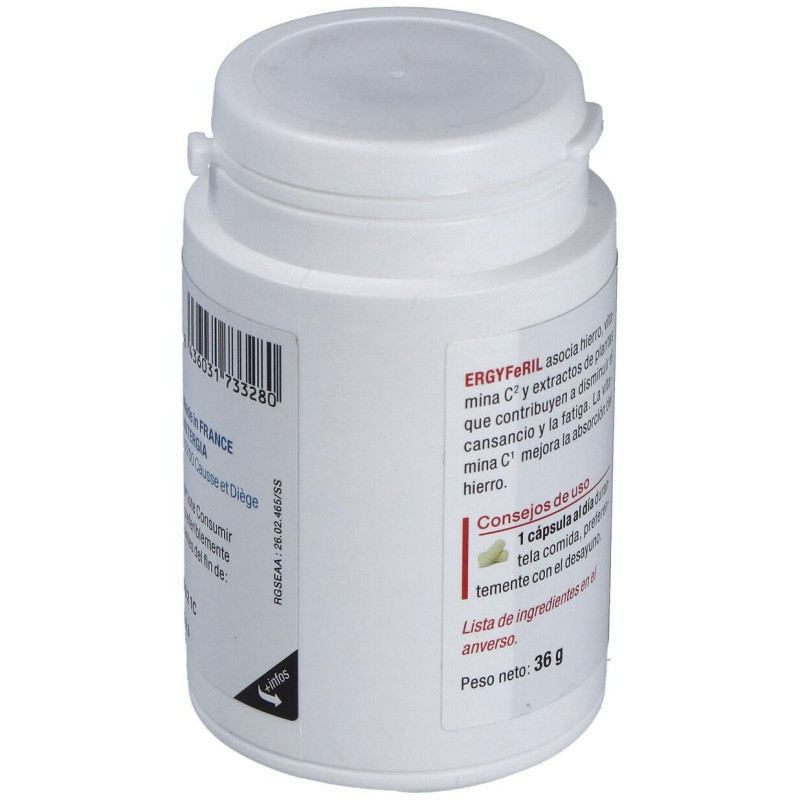 Ergyferil 60cáps - Nutergia