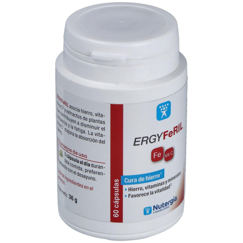 Ergyferil 60cáps - Nutergia