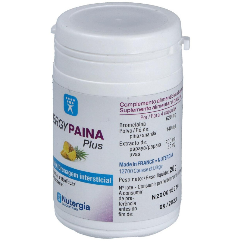Ergypaina Plus 60 Caps - Nutergia