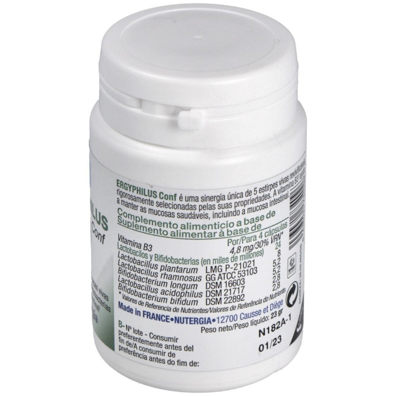 Ergyphilus Confort 60cap. (refrigeracion) - Nutergia