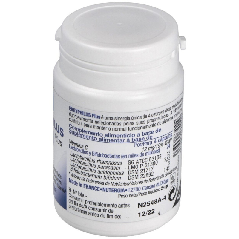 Ergyphilus Plus 60cap. (refrigeracion) - Nutergia