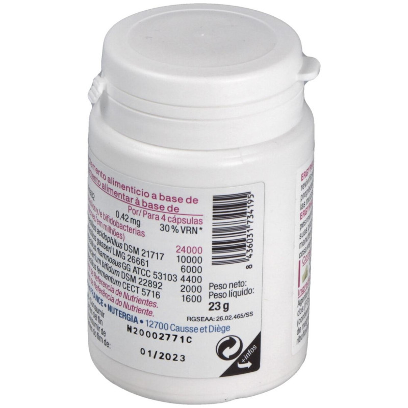 Ergyphilus Intima 60cap. (refrigeracion) - Nutergia