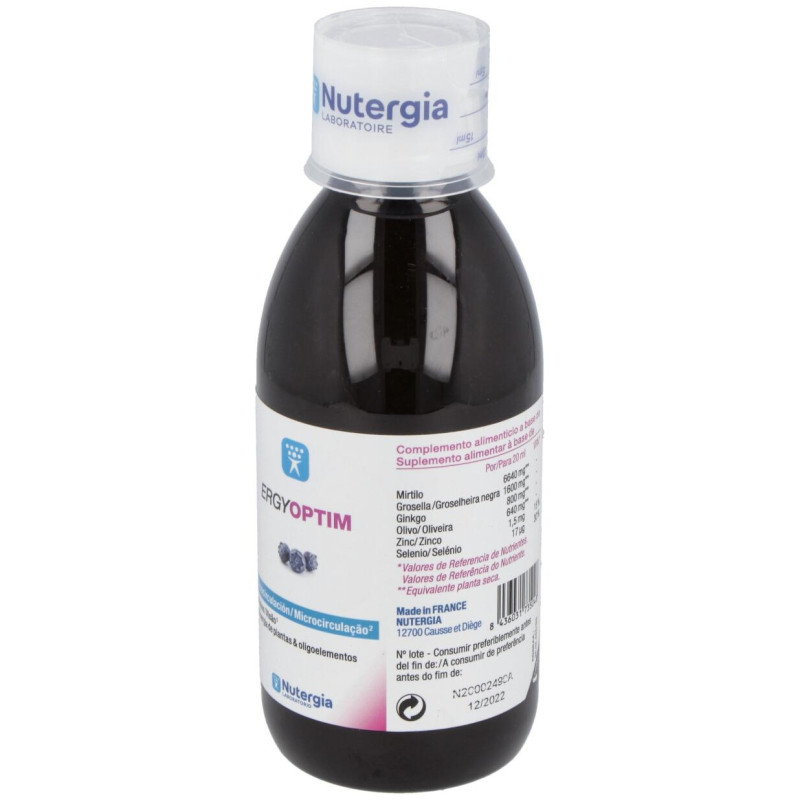 Ergyoptim 250ml - Nutergia