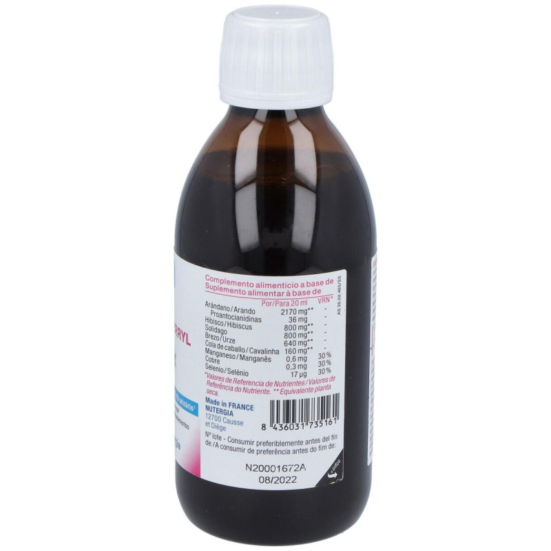 Ergycranberryl 250ml - Nutergia