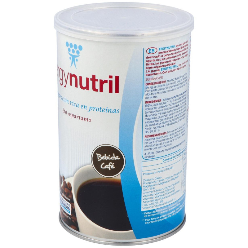 Ergynutril (proteinas) Cafe Polvo 300gr - Nutergia