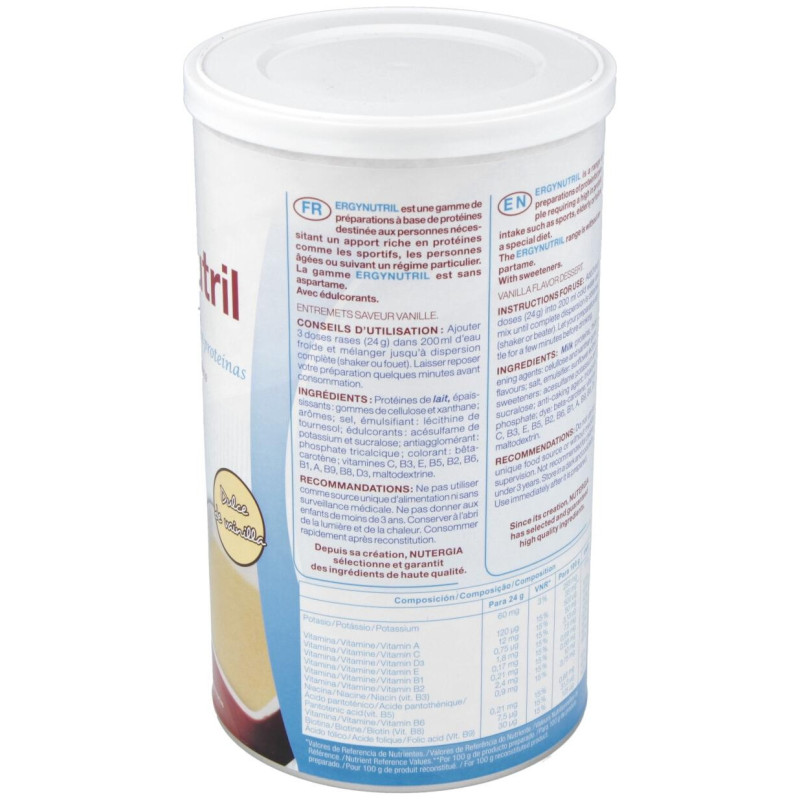 Ergynutril (Proteinas) Vainilla Polvo 350Gr.