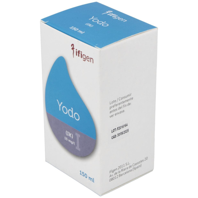 Yodo (i) Oligoelementos 150ml - Ifigen