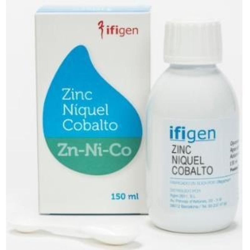 Zinc - Niquel - Cobalto (zn - Ni - Co) Oligoelemento 150ml - Ifigen