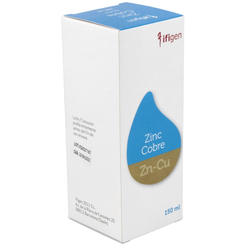 Zinc-Cobre (Zn-Cu) Oligoelementos 150Ml.