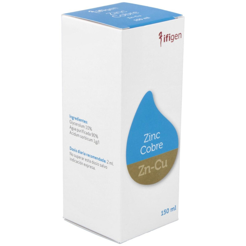 Zinc-Cobre (Zn-Cu) Oligoelementos 150Ml.