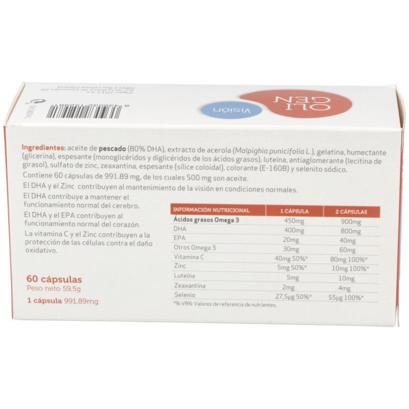 Oligen Vision Dha 80% 60ca Ifi - Ifigen