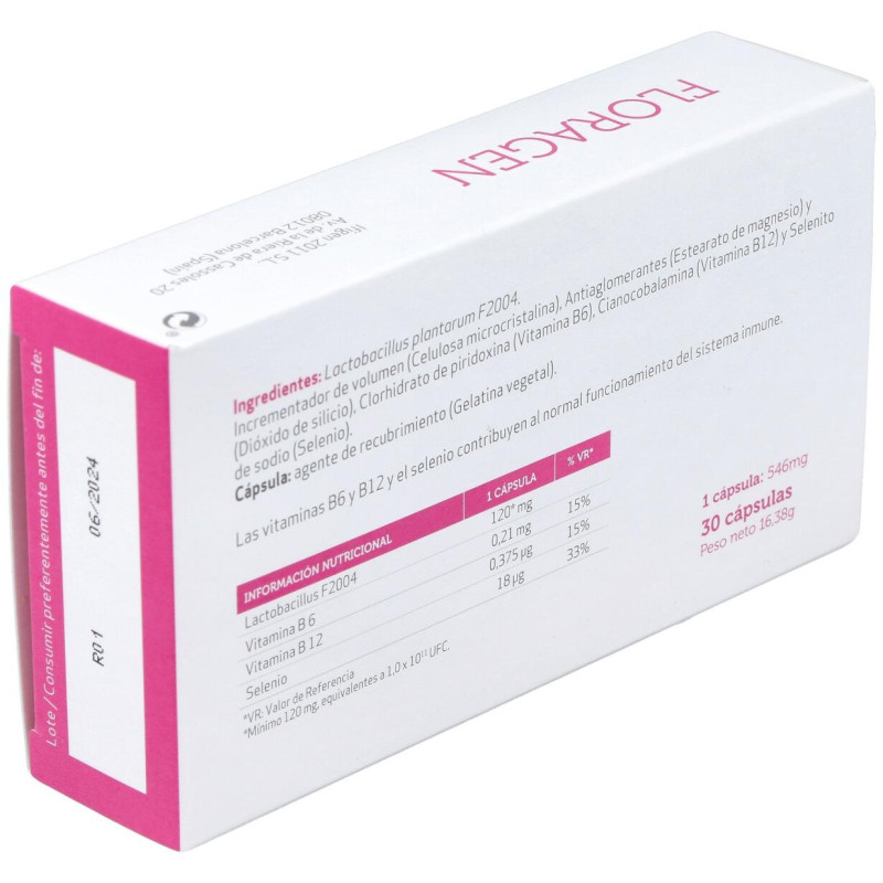 Floragén, Probióticos para la Microbiota Intestinal 30 Cápsulas - Ifigen