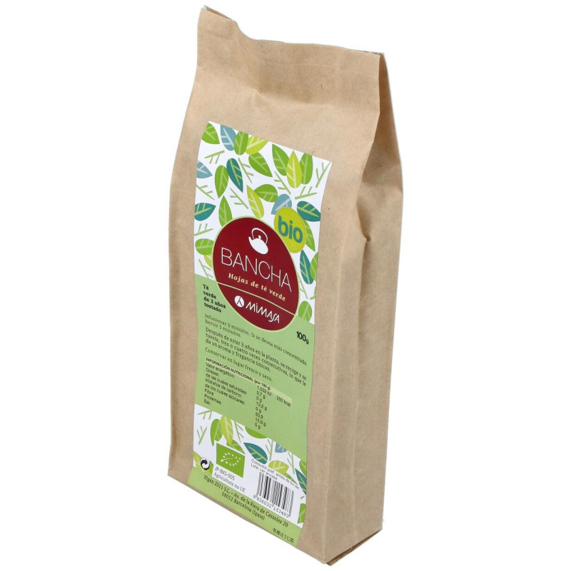 Bancha Bio Te 3 Años en Hojas 100g - Mimasa
