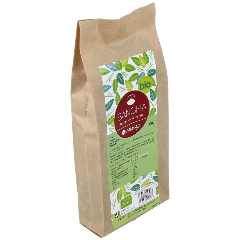 Bancha Bio Te 3 Años en Hojas 100g - Mimasa