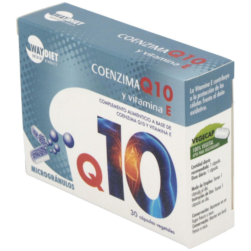 Waydiet Natural Q10 + Vit E 30Caps