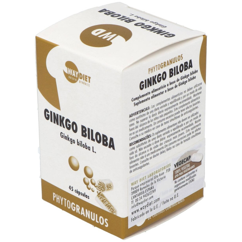 Waydiet Natural Ginko Biloba Phytogranulos 45Caps