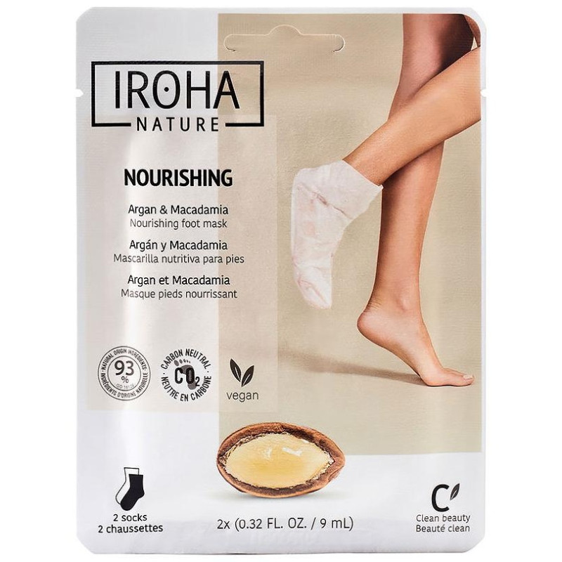 Calcetines con Aceite de Argán y Macadamia 20ml - Iroha Nature