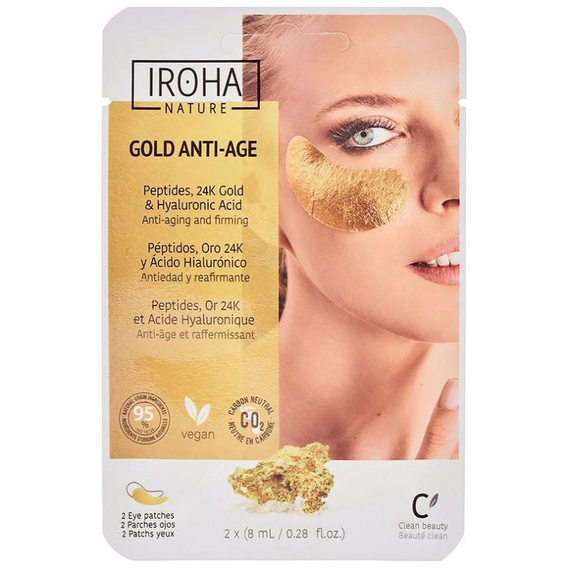 Gold Tissue Eyes Patches Extra Firmness 2 Pcs - Iroha Nature