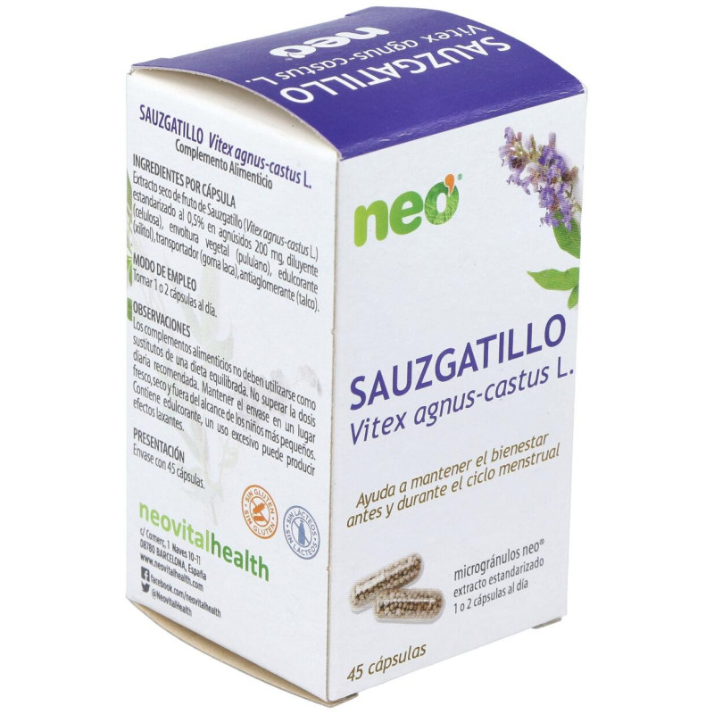 Sauzgatillo Microgranulos Neo 45cap - Neovital