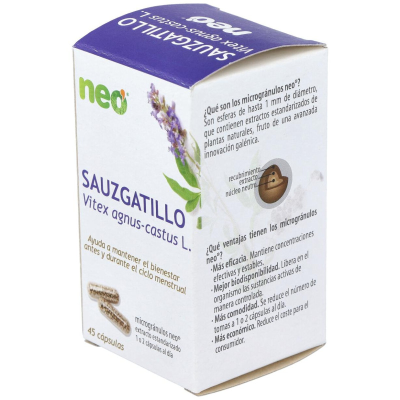 Sauzgatillo Microgranulos Neo 45cap - Neovital