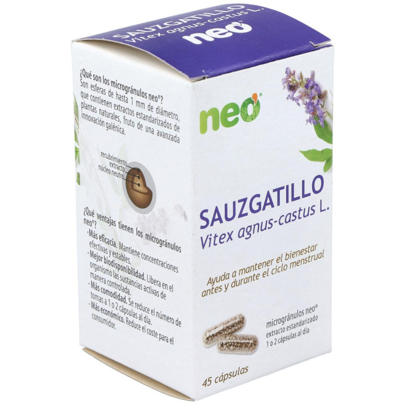 Sauzgatillo Microgranulos Neo 45cap - Neovital