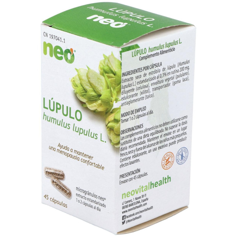 Lupulo Microgranulos Neo 45cap - Neovital