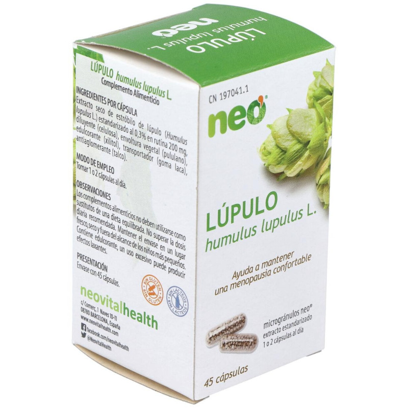 Lupulo Microgranulos Neo 45cap - Neovital