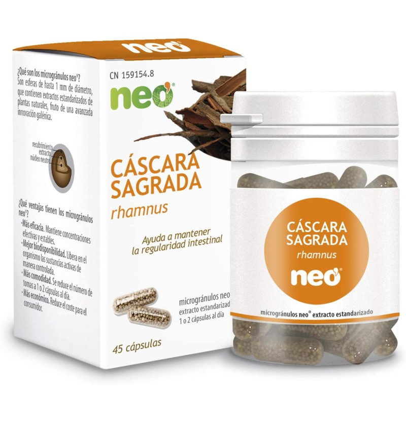 Cascara Sagrada Neo (45 Cápsulas) - Neovital Health
