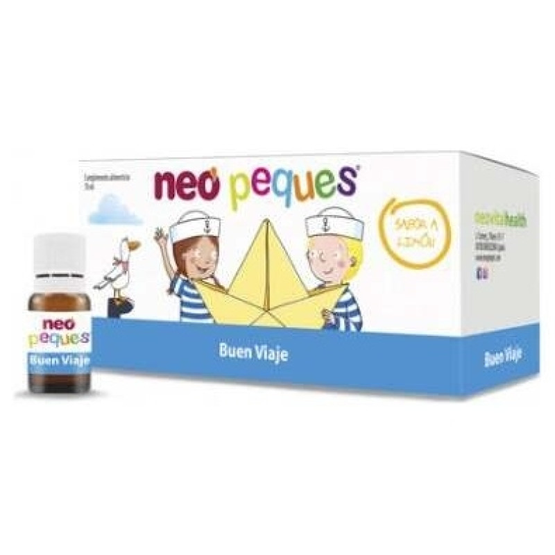 Neovital Health Neo Peques Buen Viaje para Evitar el Mareo 7 Viales - Neo Peques