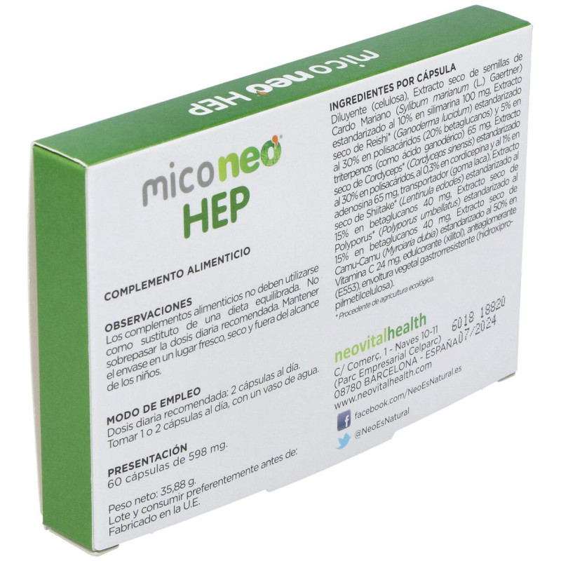 Neovital Health Mico Neo Hep 60cáps - Neovital