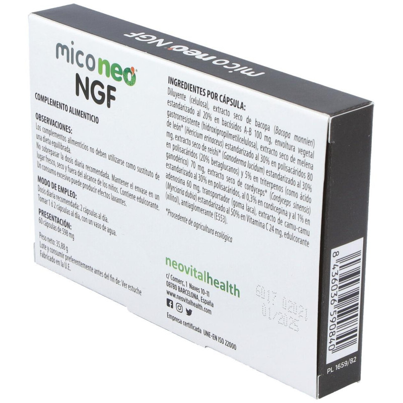 Neovital Health Mico Neo Ngf 60cáps - Neovital