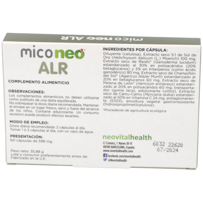 Mico Neo Alr 60cap - Neovital