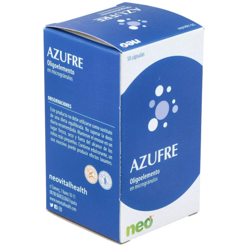 Azufre Microgranulos Neo 50cap - Neovital