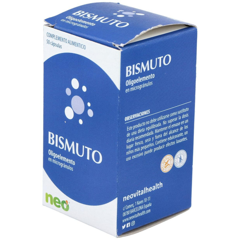 Bismuto Microgranulos Neo 50cap - Neovital