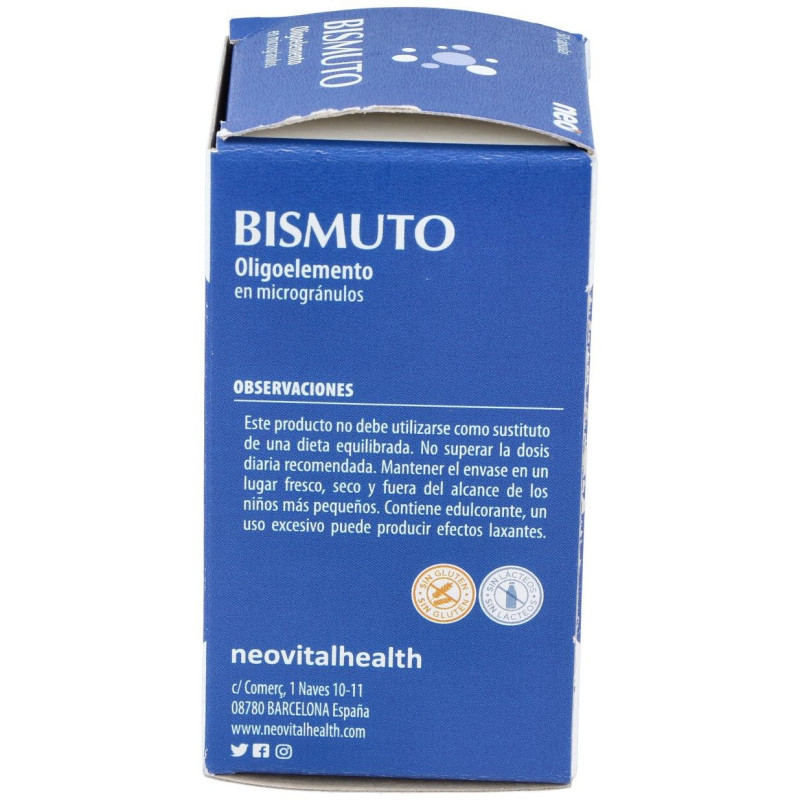Bismuto Microgranulos Neo 50cap - Neovital
