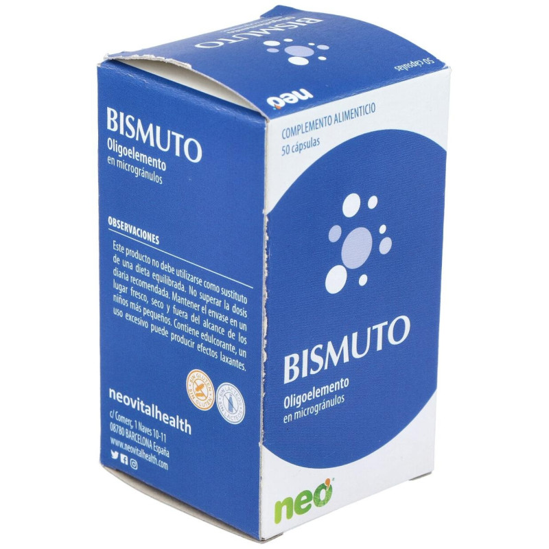 Bismuto Microgranulos Neo 50cap - Neovital