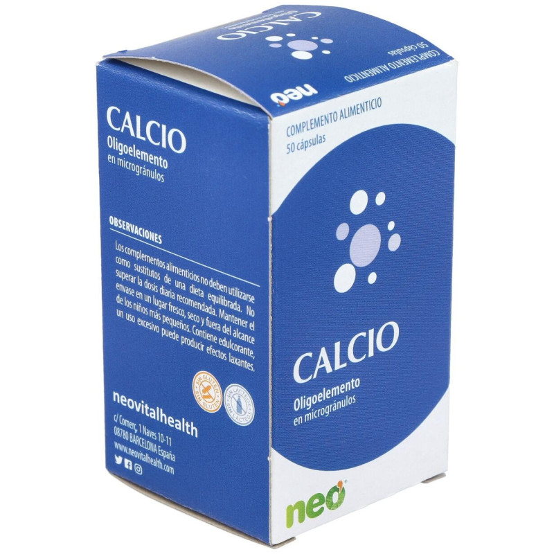 Calcio Microgranulos Neo 50cap - Neovital