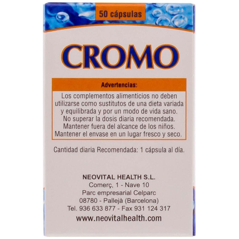 Cromo Microgranulos Neo 50cap - Neovital