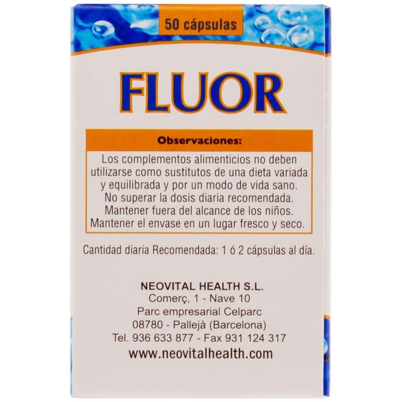 Fluor Microgranulos Neo 50cap - Neovital