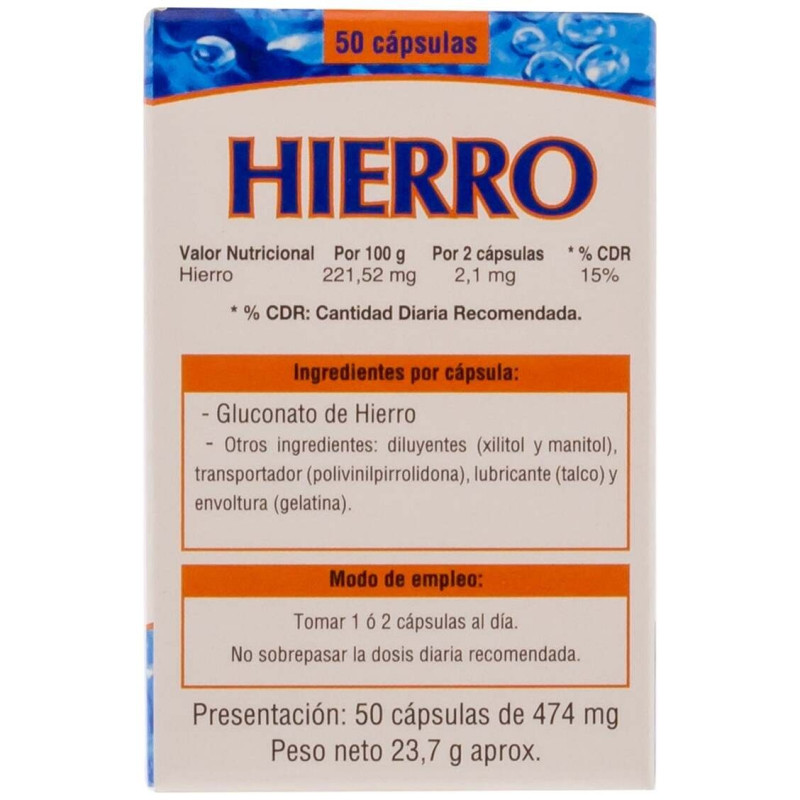 Hierro Microgranulos Neo 50cap - Neovital