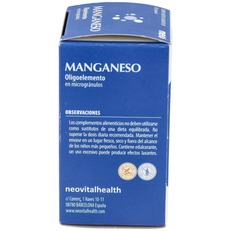 Manganeso Microgranulos Neo 50cap - Neovital