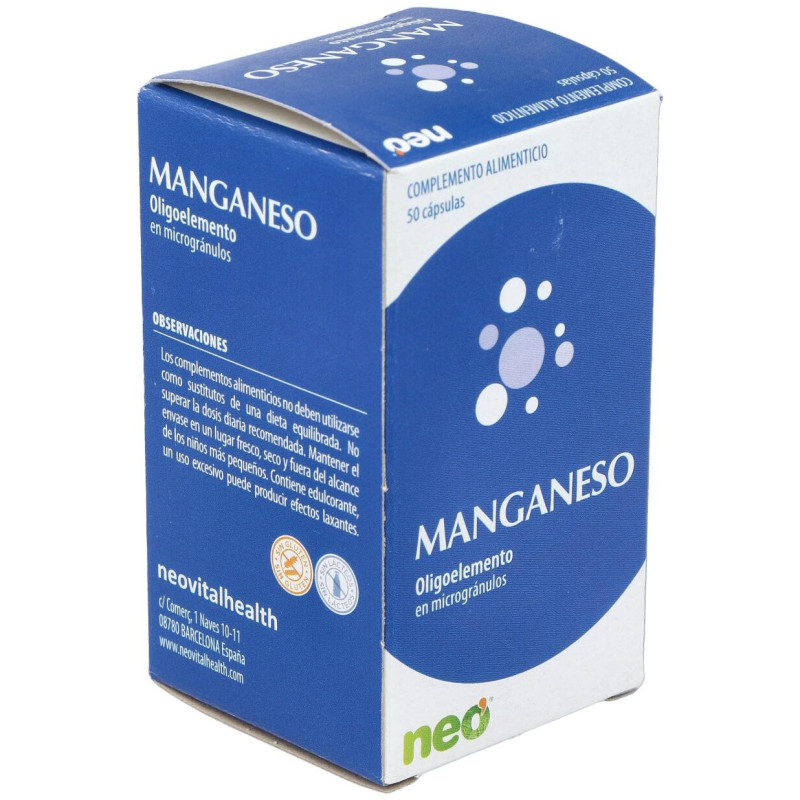 Manganeso Microgranulos Neo 50cap - Neovital