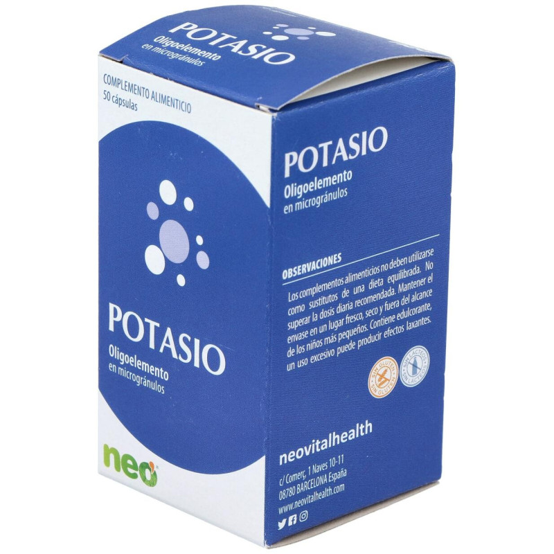 Potasio Microgranulos Neo 50cap - Neovital